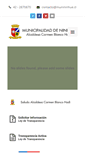 Mobile Screenshot of munininhue.cl